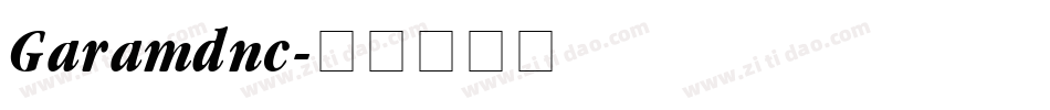 Garamdnc字体转换