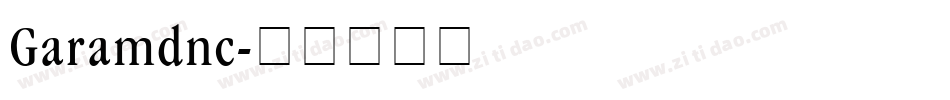 Garamdnc字体转换