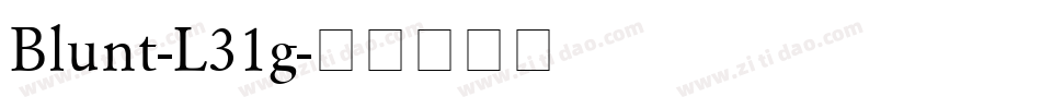Blunt-L31g字体转换