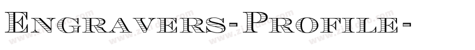 Engravers-Profile字体转换