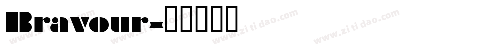Bravour字体转换