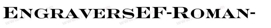 EngraversEF-Roman字体转换