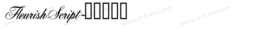 FleurishScript字体转换