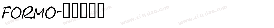 Formo字体转换