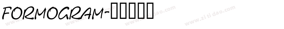 Formogram字体转换