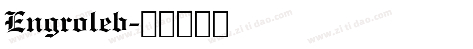 Engroleb字体转换