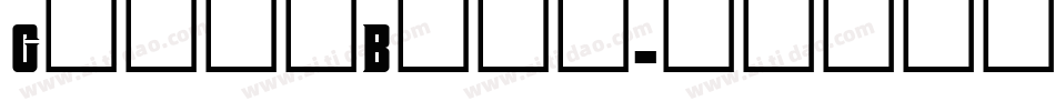 GaberBold字体转换