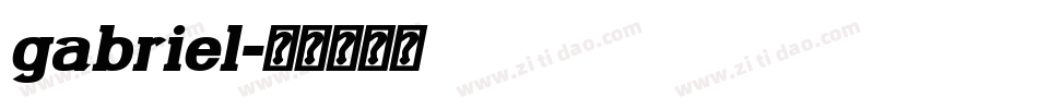 gabriel字体转换