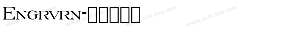 Engrvrn字体转换