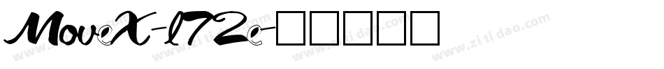 MoveX-l72e字体转换