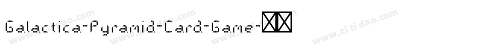 Galactica-Pyramid-Card-Game字体转换