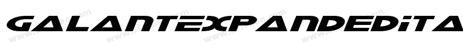 GalantExpandedItalic-1g5Z字体转换