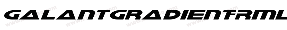 GalantGradient-Rml3字体转换