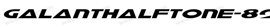 GalantHalftone-895z字体转换