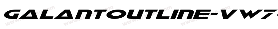 GalantOutline-vw7O字体转换