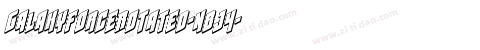 GalaxyForceRotated-nBj4字体转换