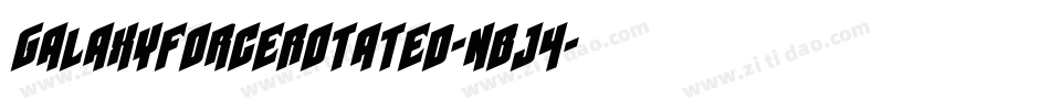 GalaxyForceRotated-nBj4字体转换