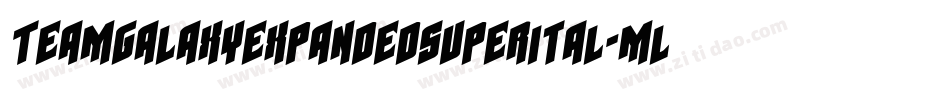TeamGalaxyExpandedSuperital-mLYm2字体转换