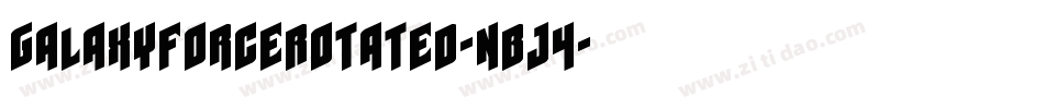 GalaxyForceRotated-nBj4字体转换
