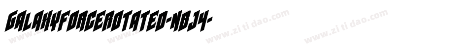 GalaxyForceRotated-nBj4字体转换