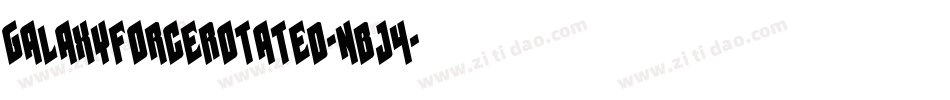 GalaxyForceRotated-nBj4字体转换