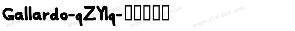 Gallardo-qZYlq字体转换