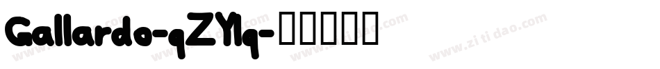 Gallardo-qZYlq字体转换