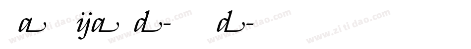 Galliard-Bold字体转换