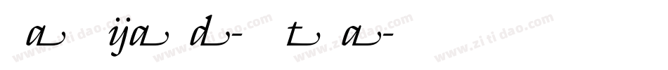 Galliard-Ultra字体转换