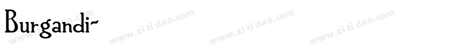 Burgandi字体转换