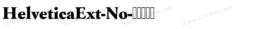 HelveticaExt-No字体转换