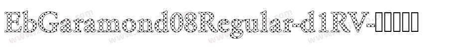 EbGaramond08Regular-d1RV字体转换