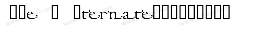 AssemblyAlternateSSK字体转换