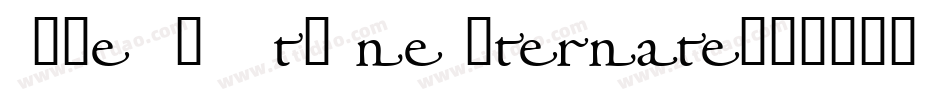 AssemblyOutlineAlternateSSK字体转换