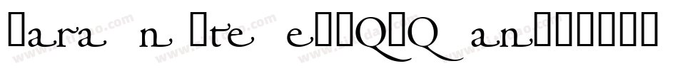 GaramondStempelBQ-Roman字体转换