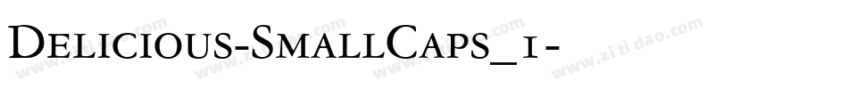 Delicious-SmallCaps_1字体转换