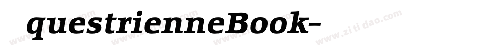 EquestrienneBook字体转换
