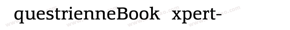 EquestrienneBookExpert字体转换