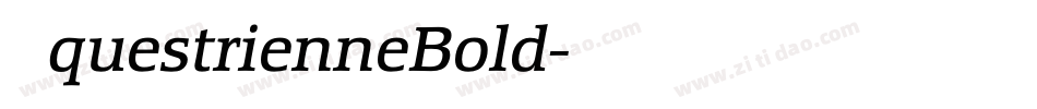 EquestrienneBold字体转换