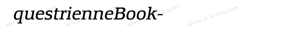 EquestrienneBook字体转换