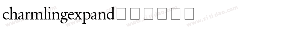 charmlingexpand字体转换