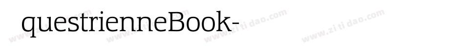 EquestrienneBook字体转换