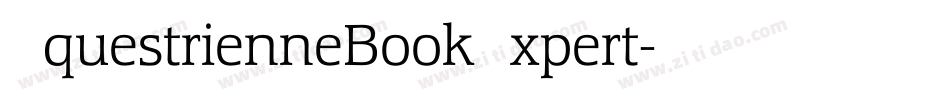 EquestrienneBookExpert字体转换