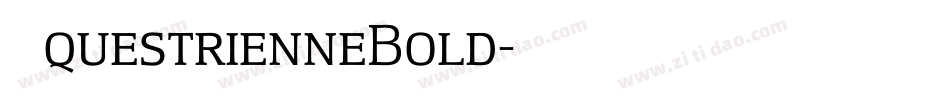 EquestrienneBold字体转换