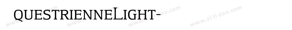 EquestrienneLight字体转换