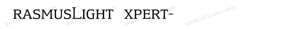 ErasmusLightExpert字体转换