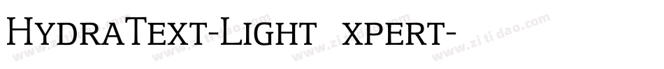 HydraText-LightExpert字体转换