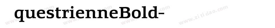 EquestrienneBold字体转换