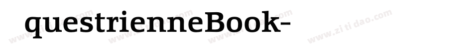 EquestrienneBook字体转换