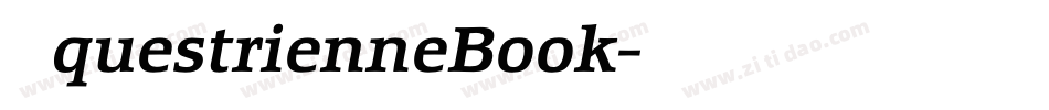 EquestrienneBook字体转换
